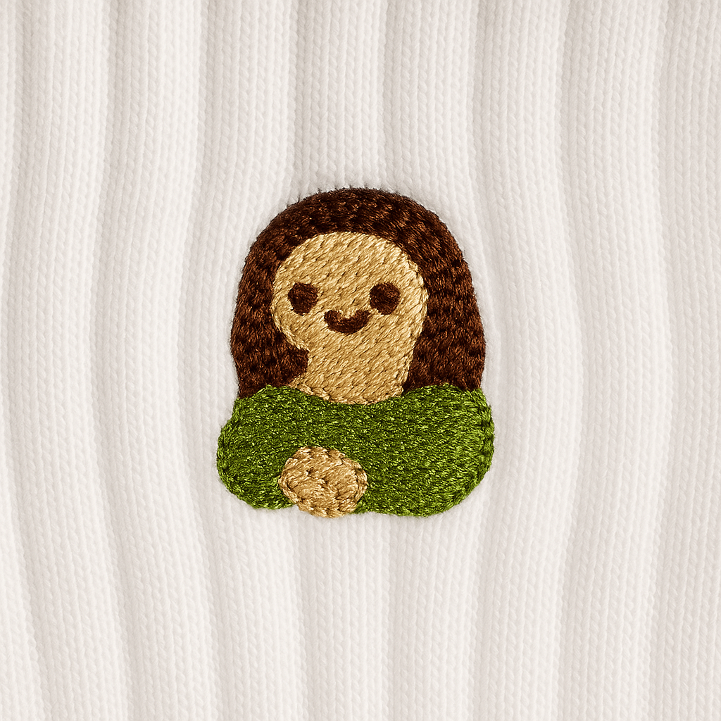 Monay Lisa Embroidered Socks