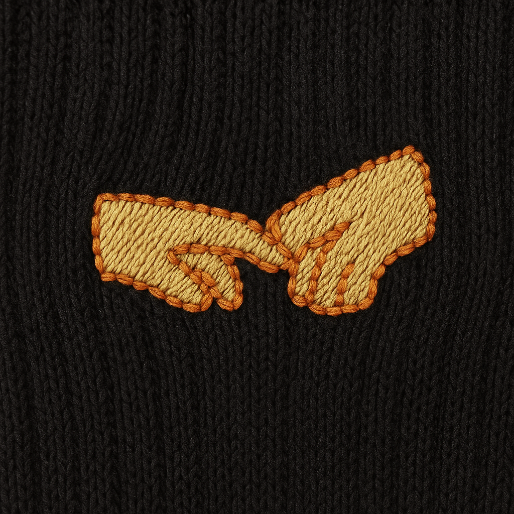 Creation of Adam Embroidered Socks