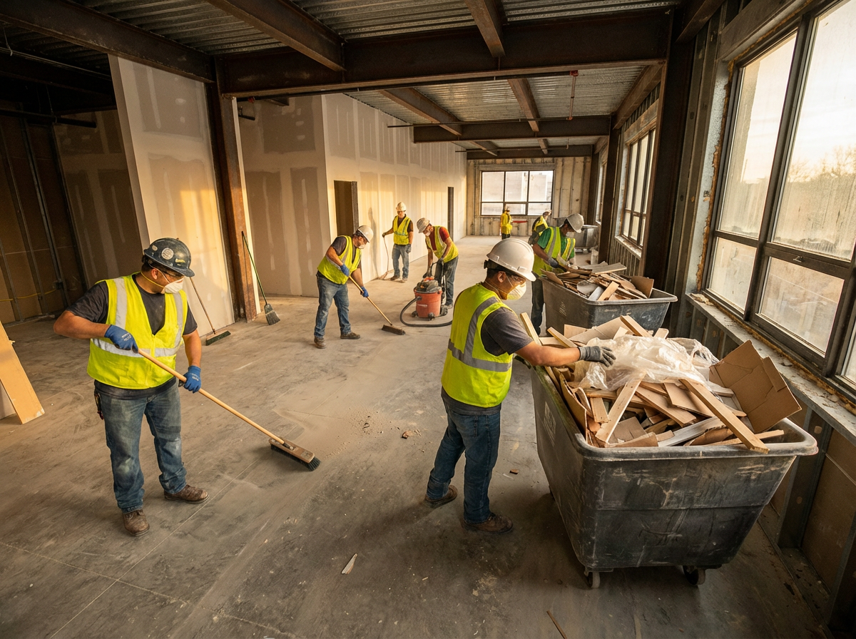 Post-construction cleanup
