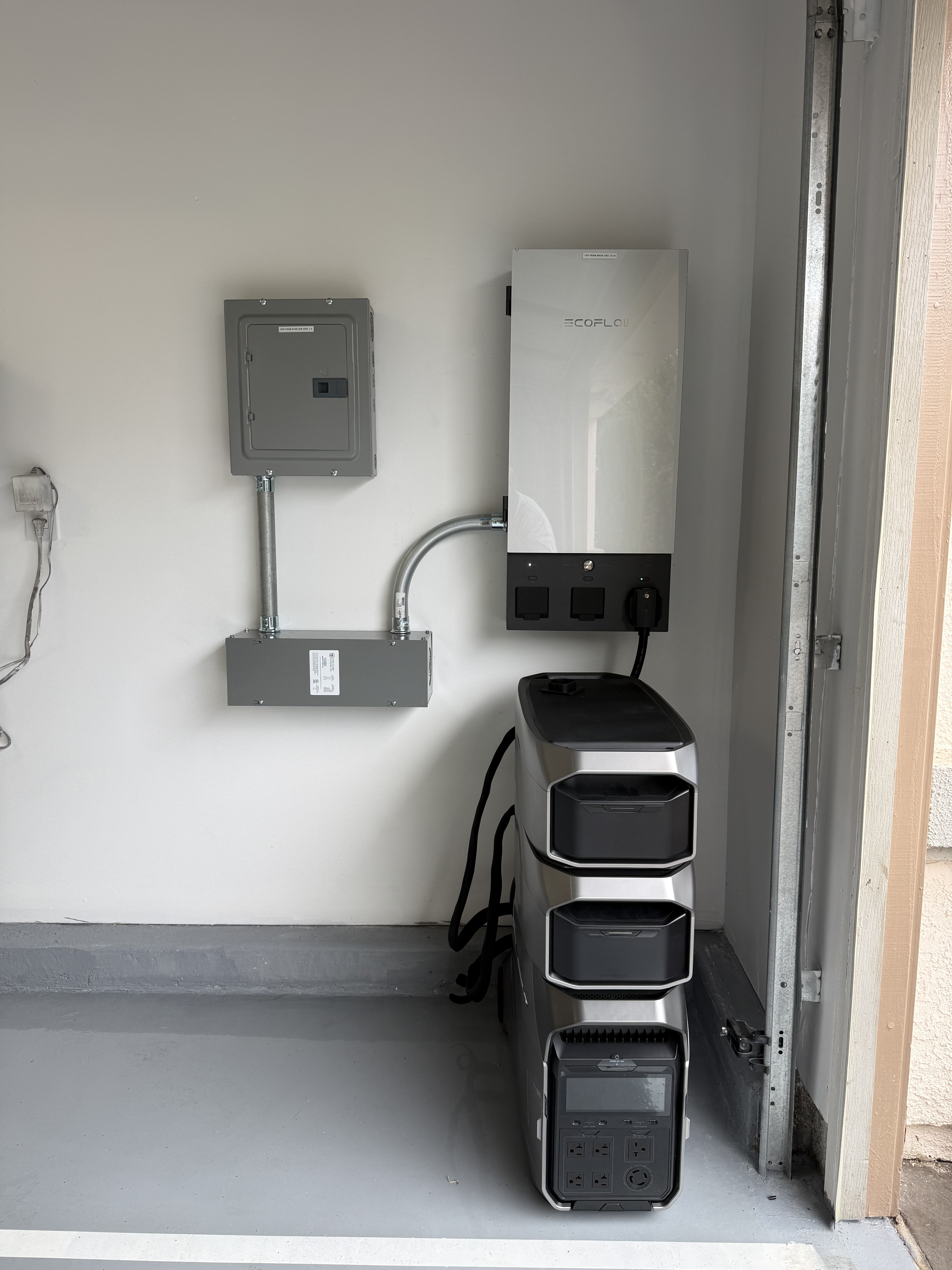 Completed EcoFlow installation