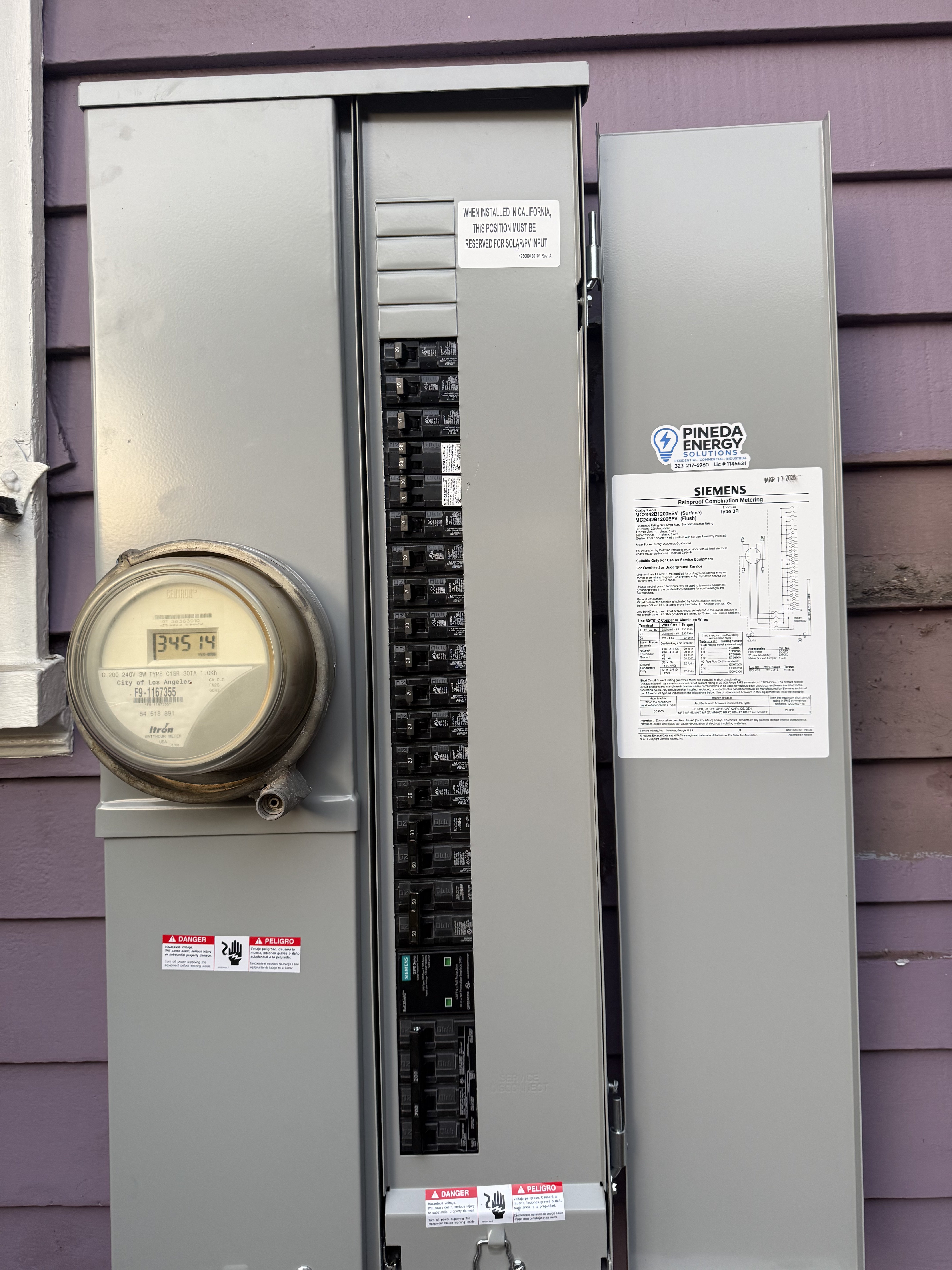 Electrical panel upgrade Los Angeles contractor