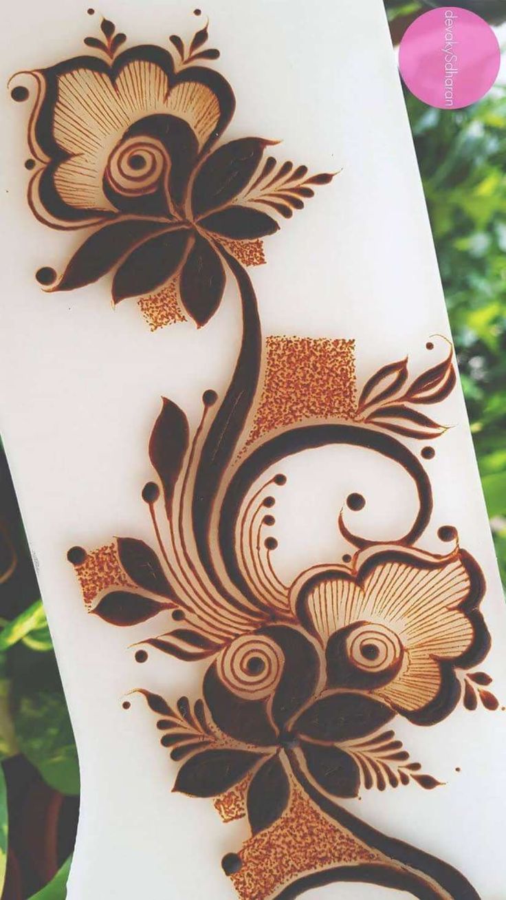 Dark Floral Vine