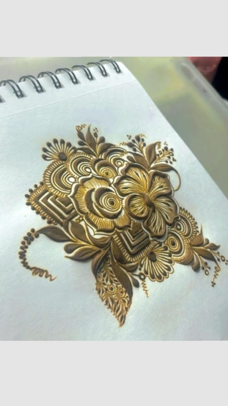 Gold Mandala Rose