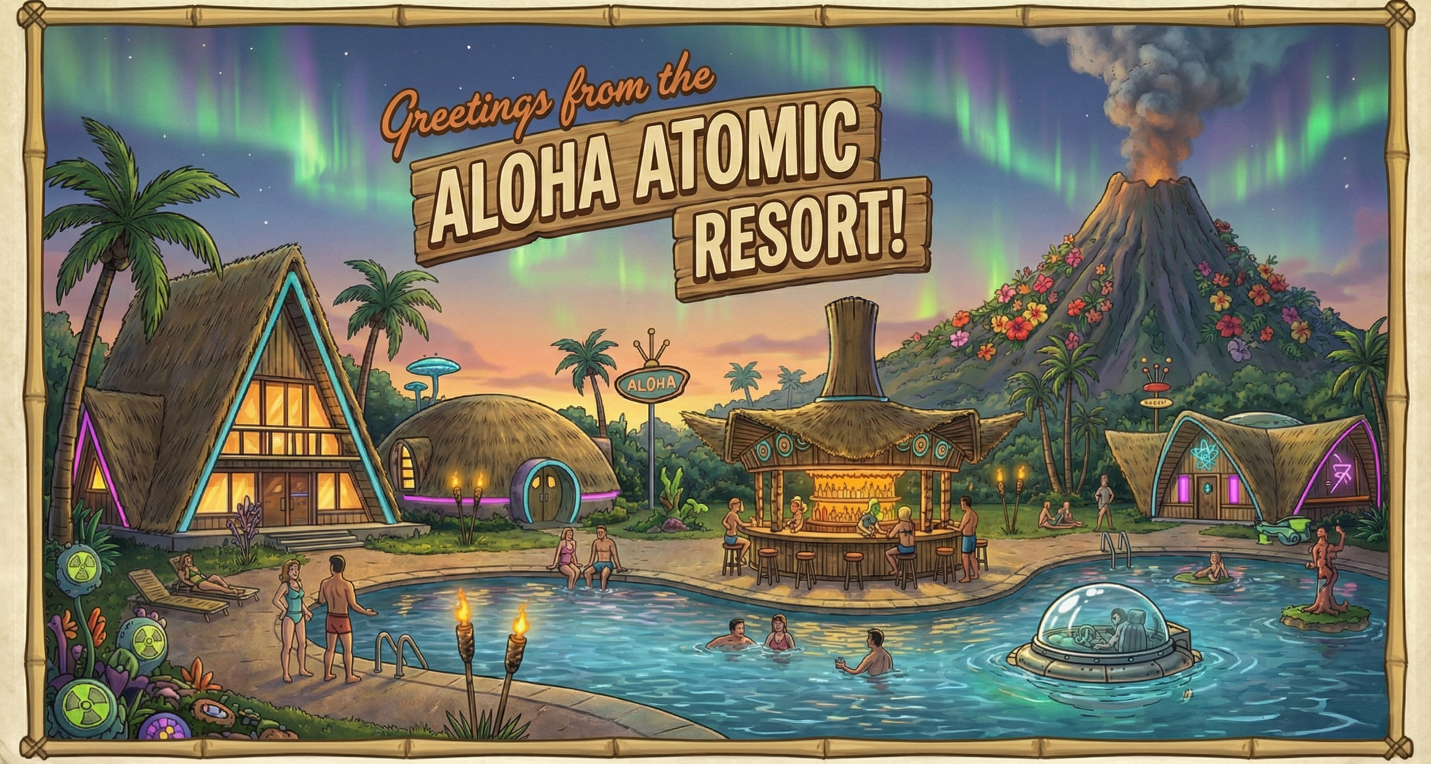Greetings from the Aloha Atomic Resort