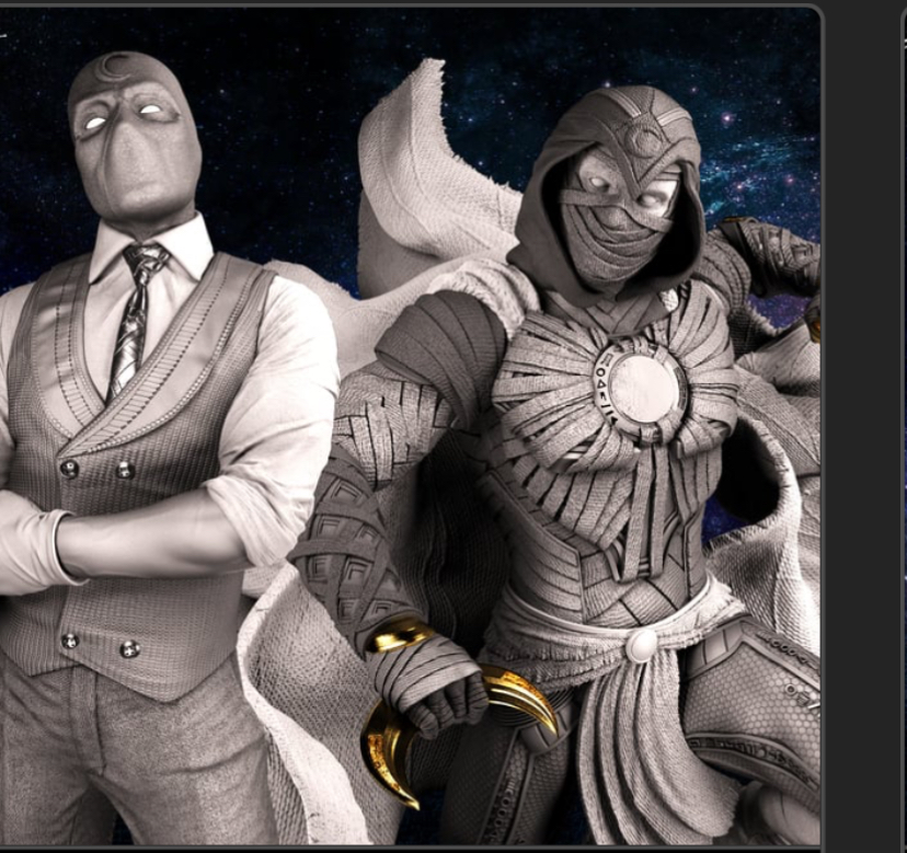Moon Knight Statue