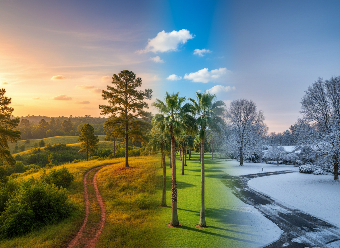 PalmCraft service areas spanning Alabama, Florida, and New York