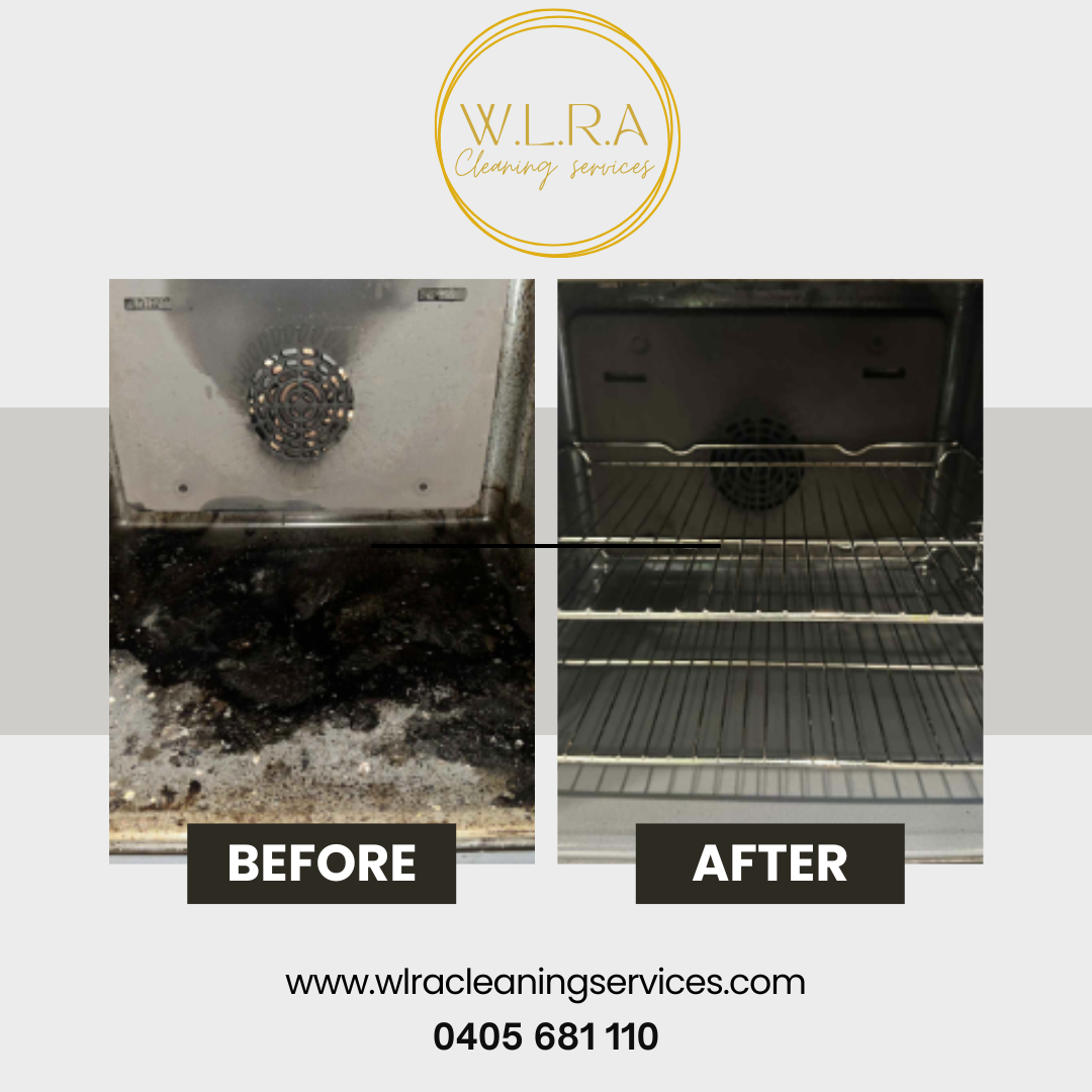Oven cleaning result