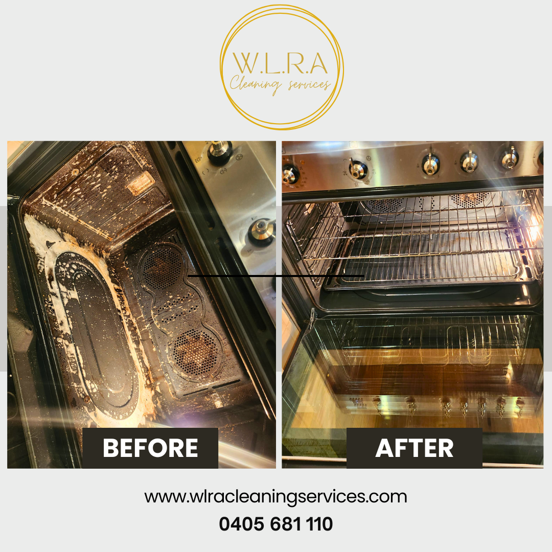 Oven deep clean before and after