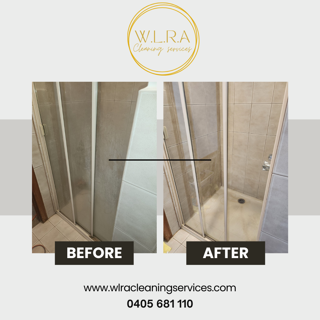 Shower tiles restored