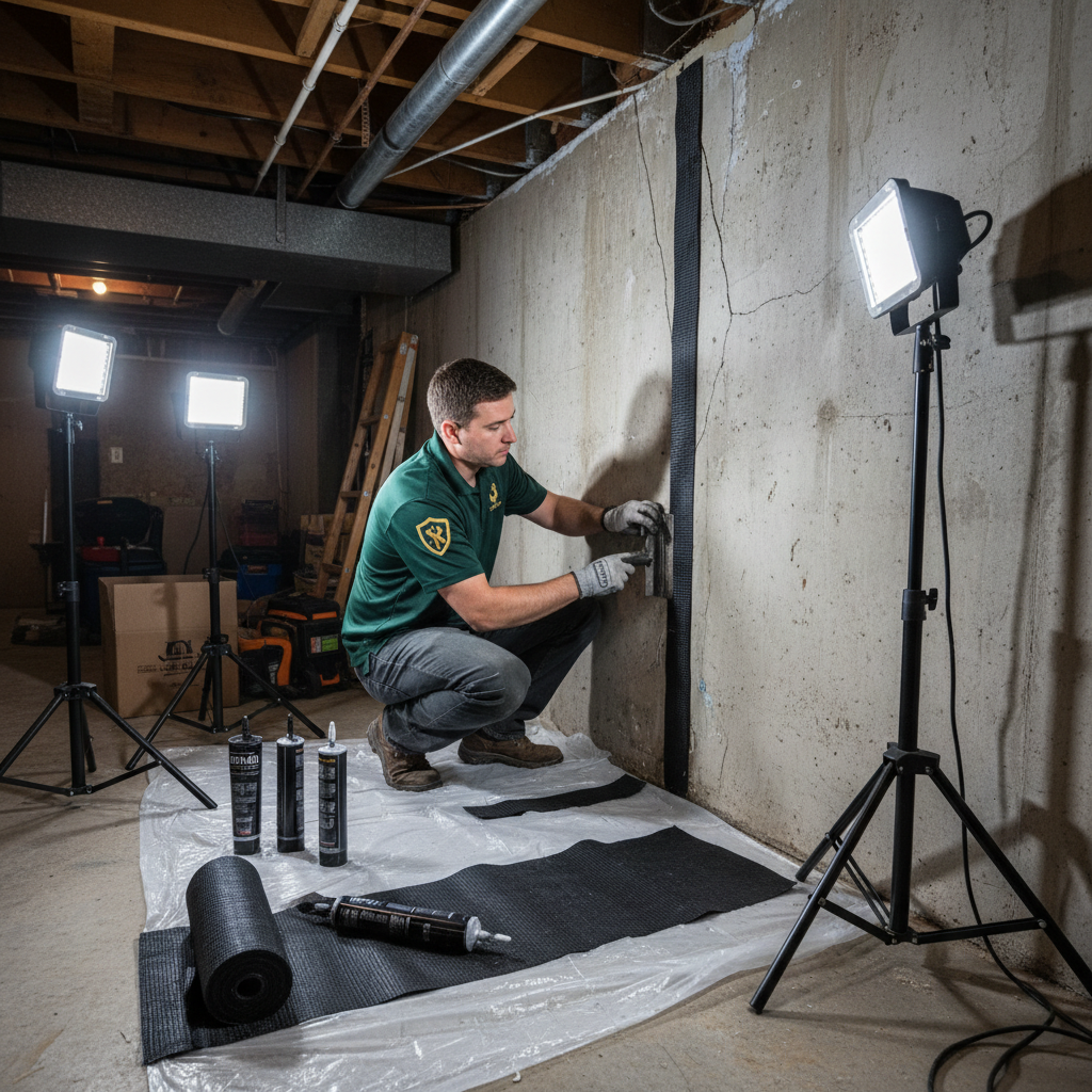 RhinoCarbon fiber foundation repair