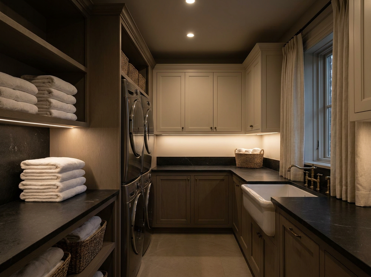 Luxury laundry space