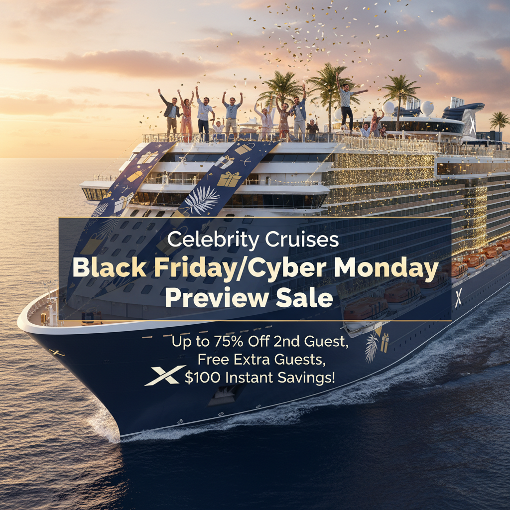 Celebrity Cruises Black Friday/Cyber Monday Preview Sale