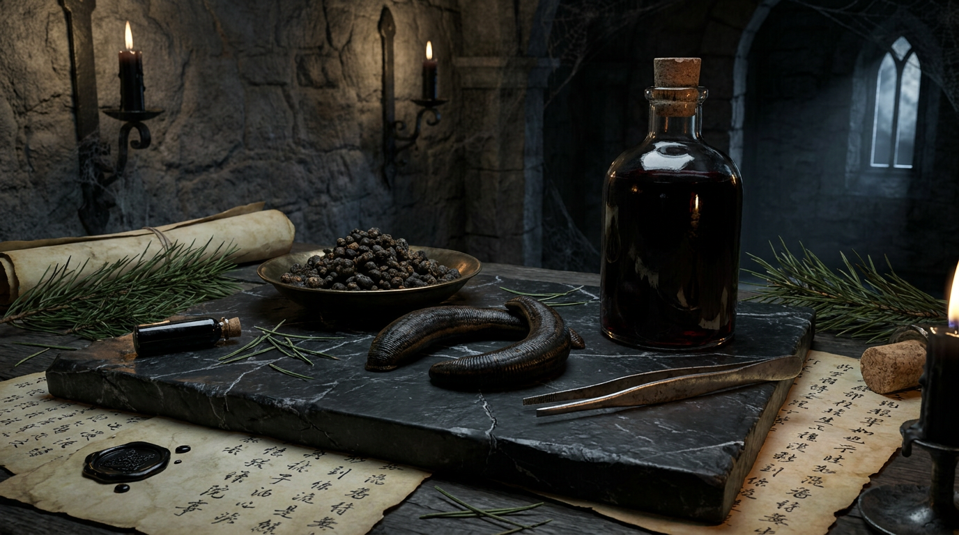 The Gothic Blood Dissolvers: Water Leech and Flying Squirrel Dung May Help Relieve Stubborn Pain and Circulatory Blockage — Part 7 of AcuMed Sarasota's Witch's Brew