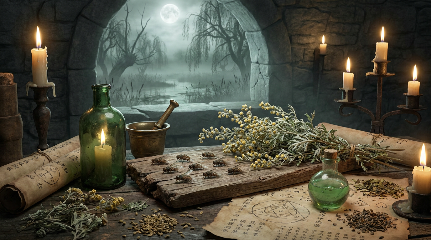 Part 10: The Blood Purger and the Green Fairy — Meng Chong, Wormwood, and Sarasota's Halloween Witch's Brew