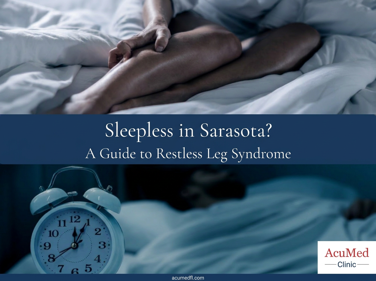 Losing Sleep in Sarasota: Understanding Restless Leg Syndrome and Drug-Free Treatment Options