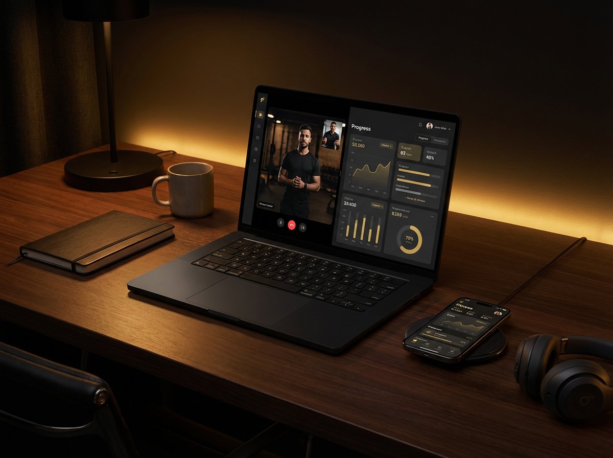 Virtual coaching session