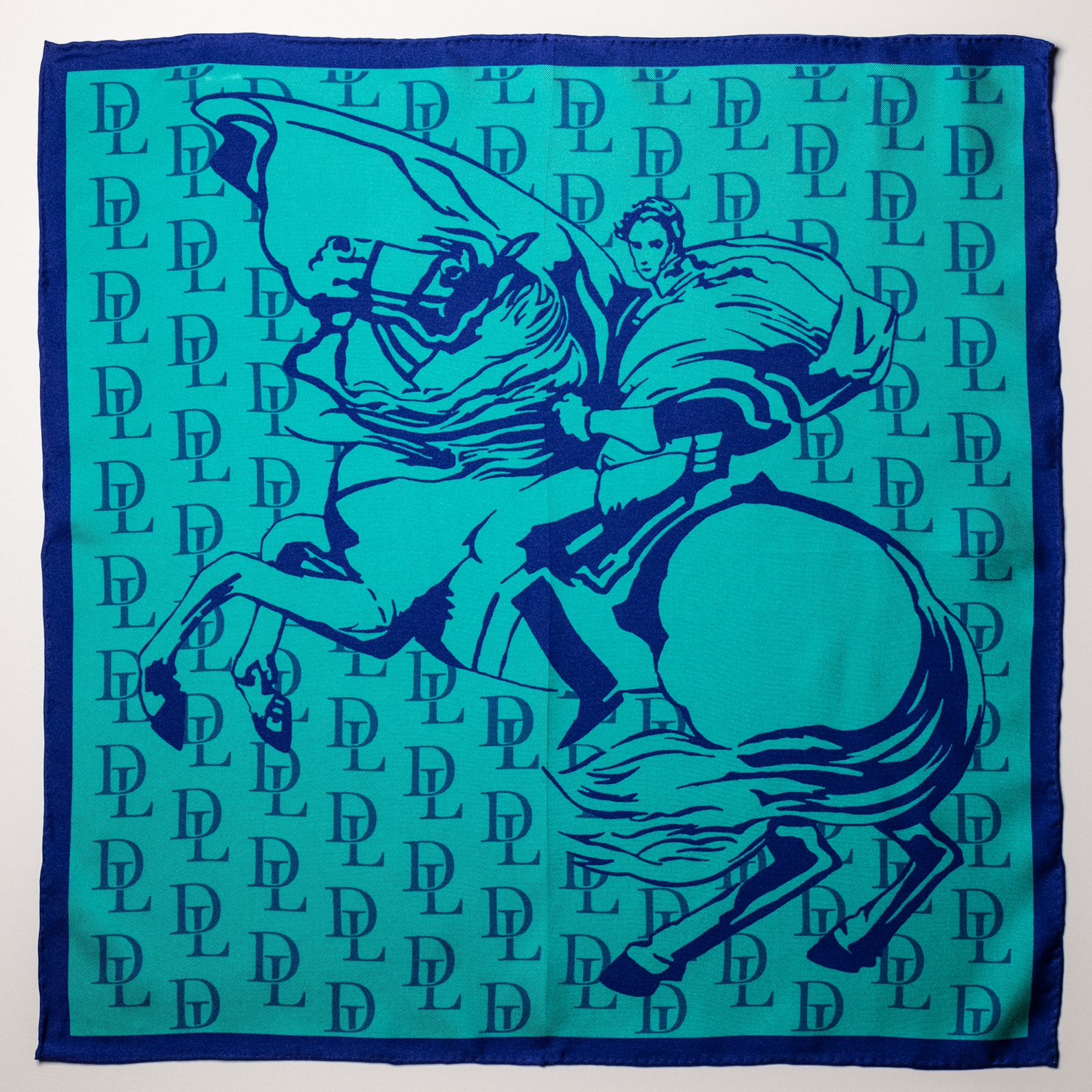 Silk pocket square — colorway IV