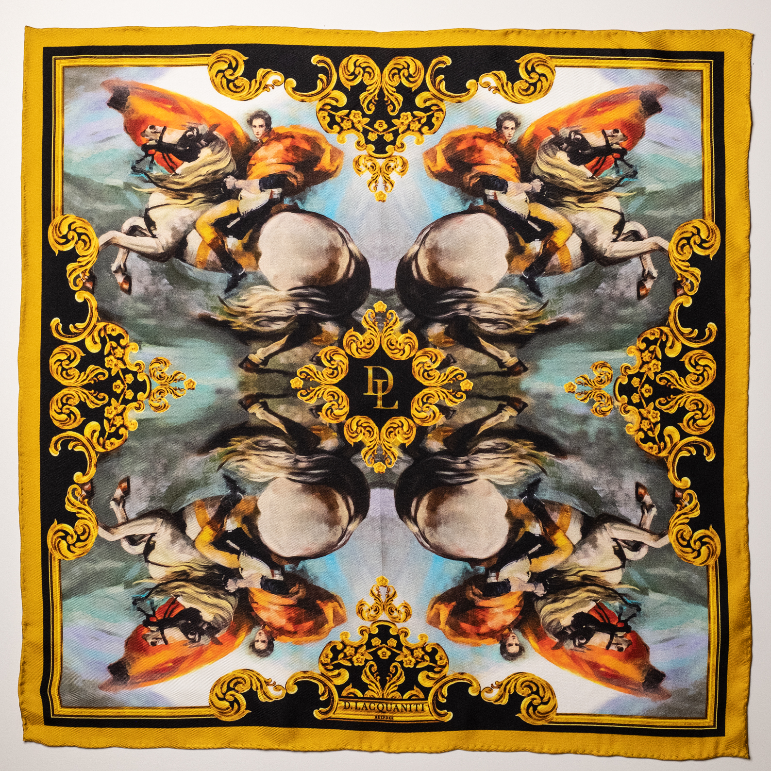 Silk pocket square — colorway II