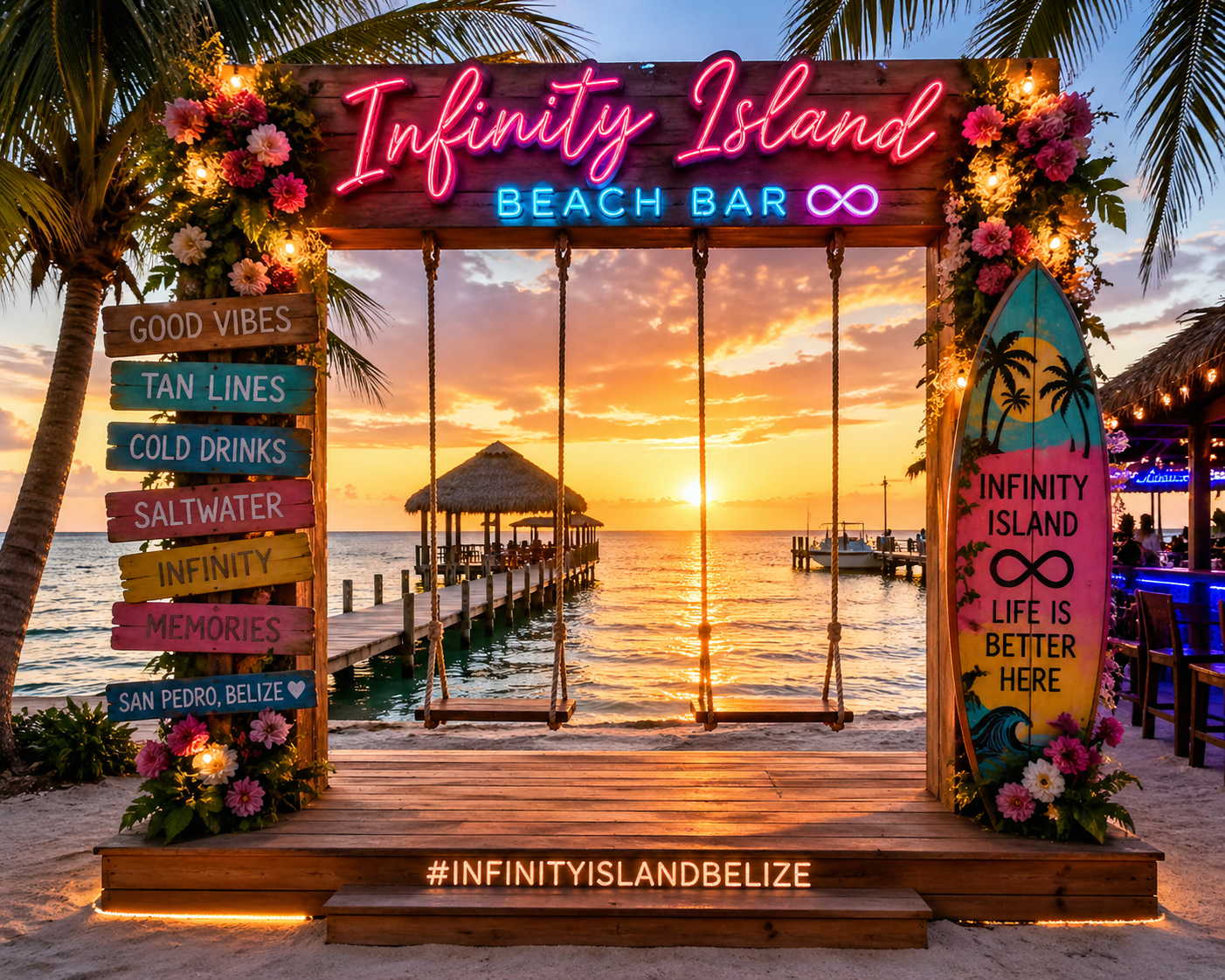 Infinity Island iconic photo spot