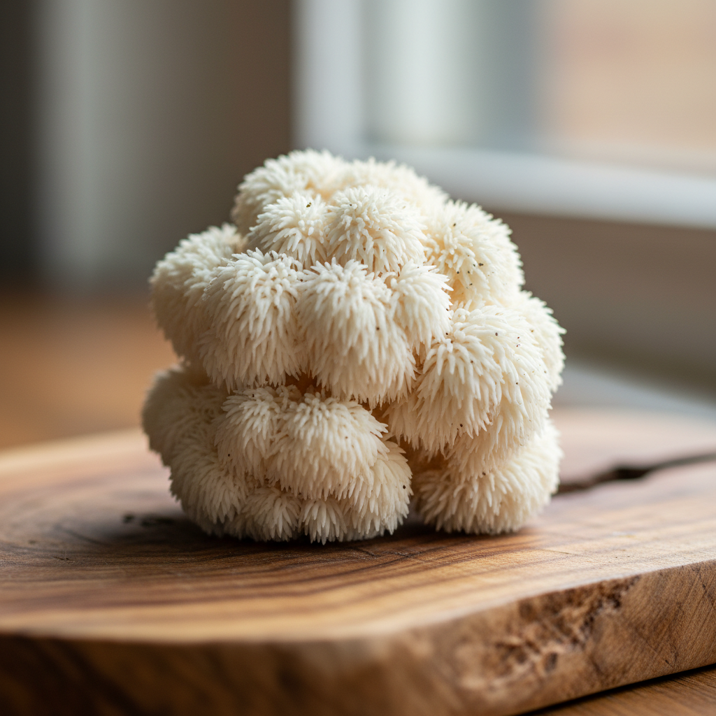 Fresh Lion's Mane mushrooms from Terra's Blessing