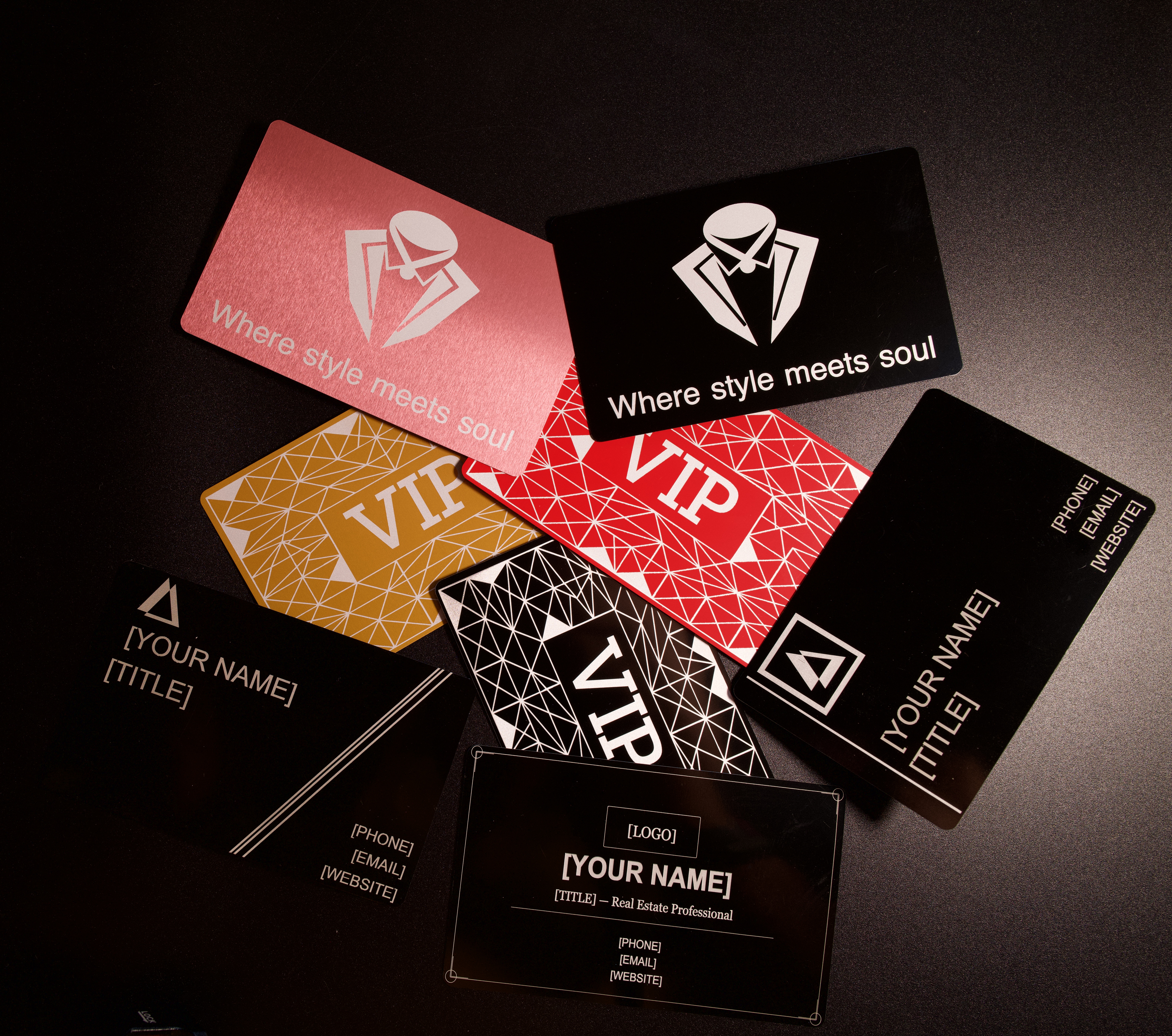 Aluminum Business Cards / VIP Passes
