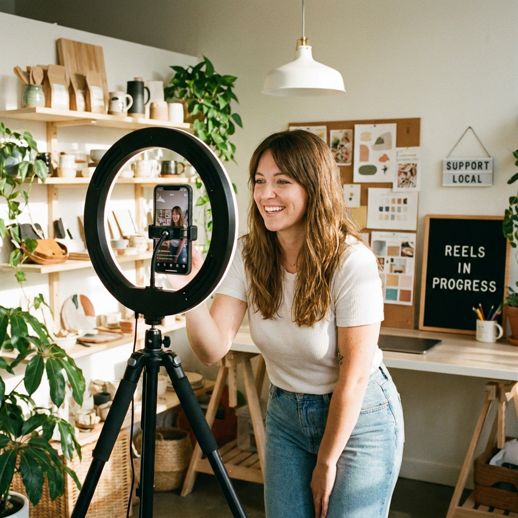 Social media content creation and brand marketing by Nancy Hruby Creative Co. for small businesses on the Texas Gulf Coast
