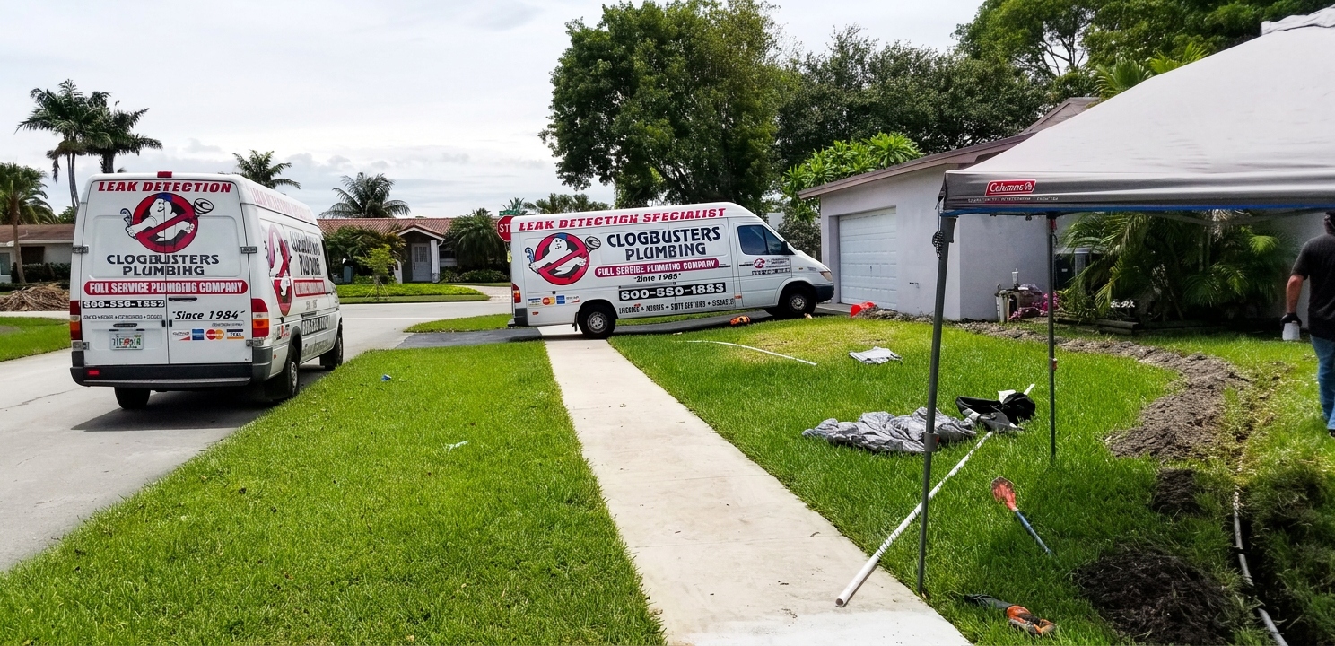 Clogbusters Plumbing Truck