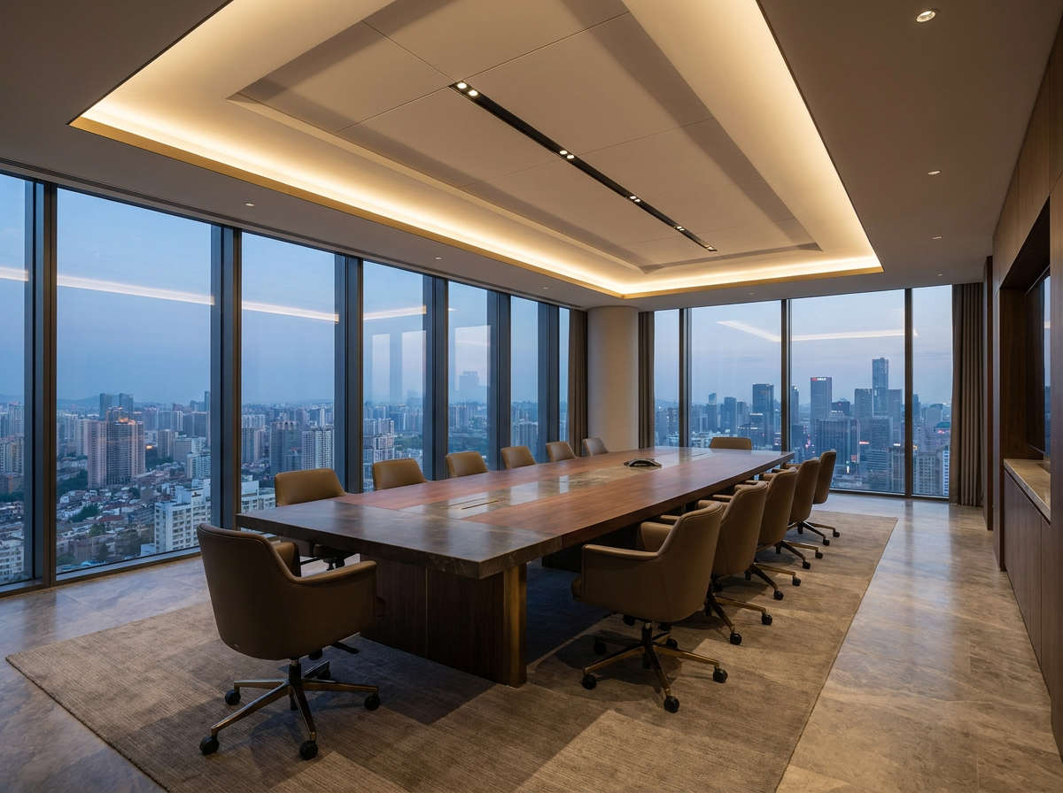 Luxury corporate conference room