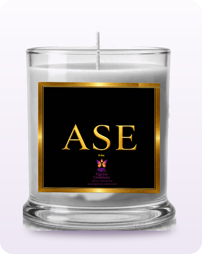 ASE candle, 9.2 oz hand-poured soy wax
