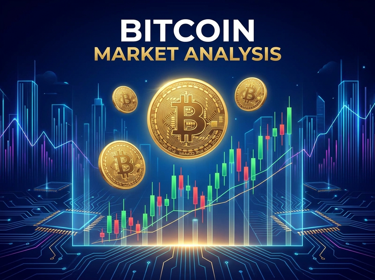 Crypto market concept