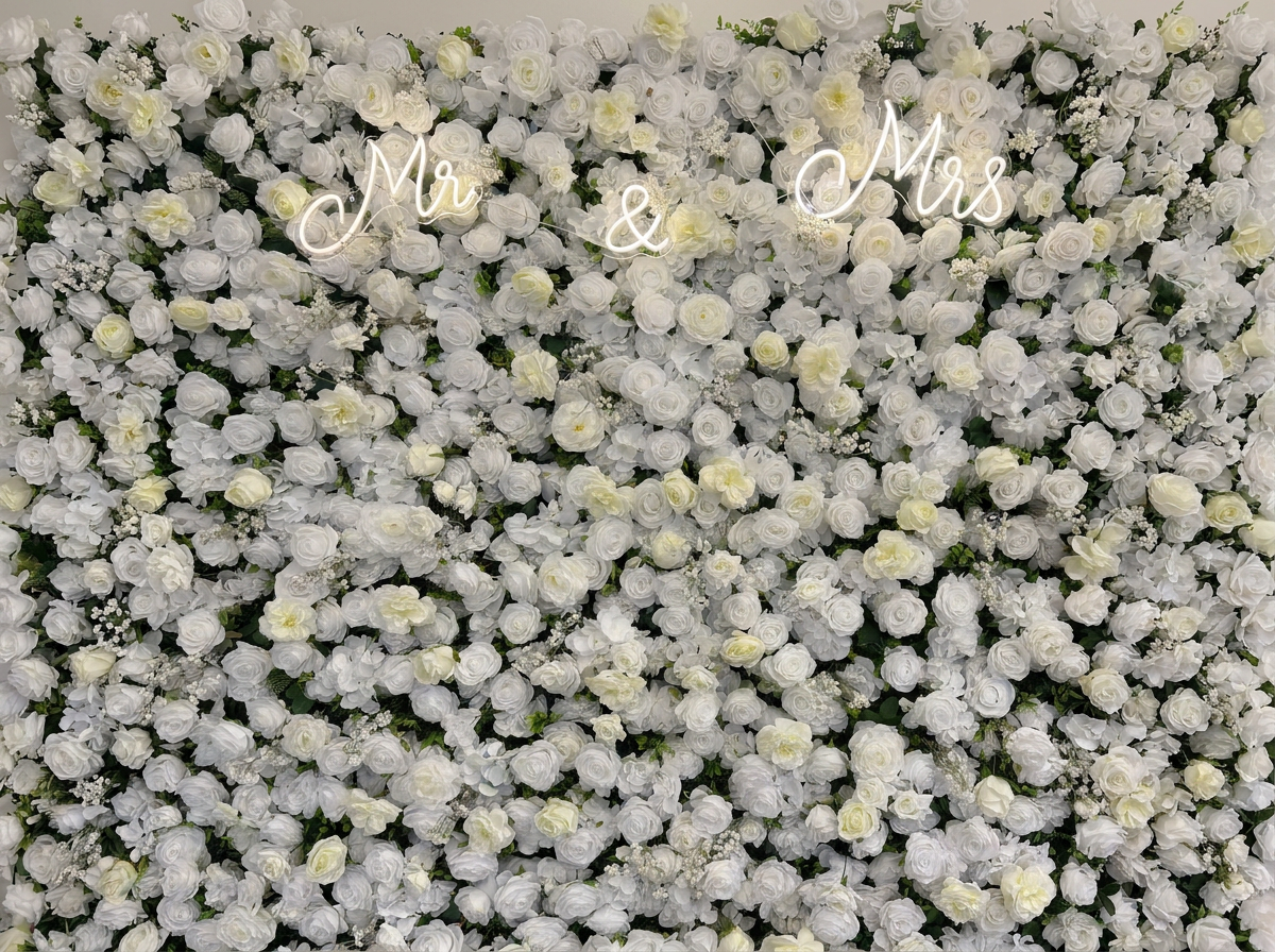 Mr & Mrs Flower Wall