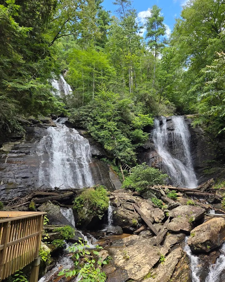 Waterfall near Helen Georgia in the Blue Ridge Mountains