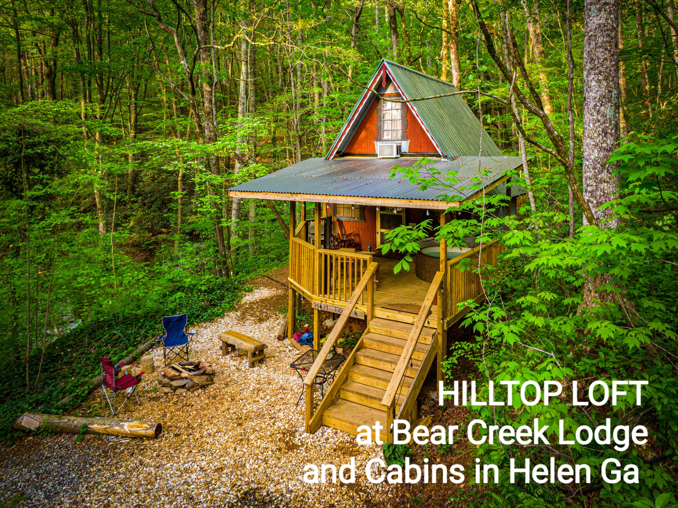 Hilltop Loft β pet-friendly cabin rental in Helen GA
