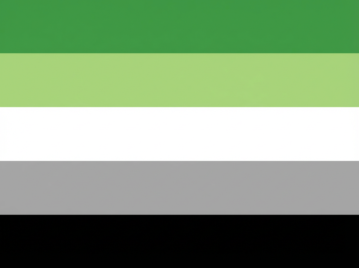 Aromantic Pride Flag