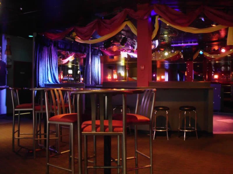 Club 200 lounge and stage area