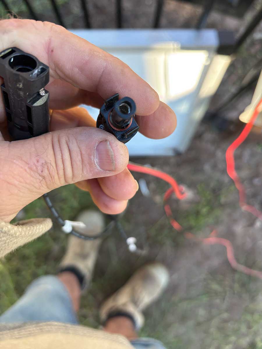 Centsys gate repair — loose selector connector found during diagnostics