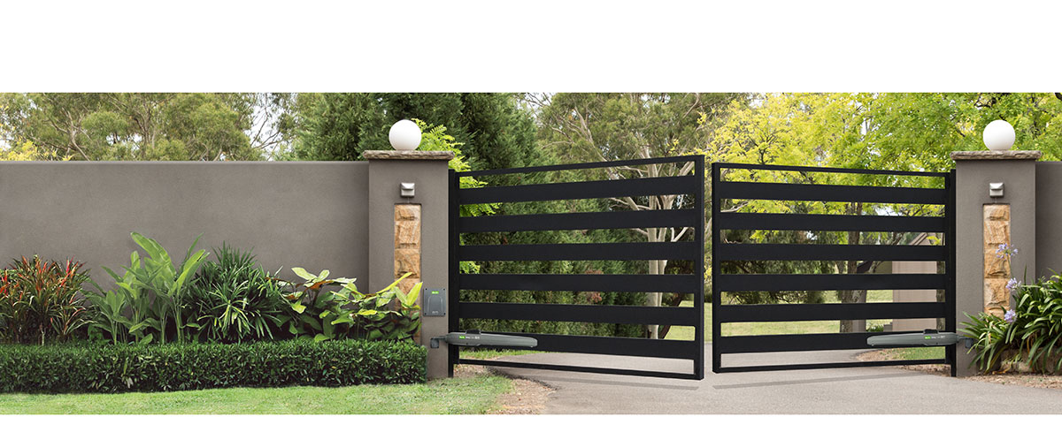 Merlin Swing L 300 double gate installation