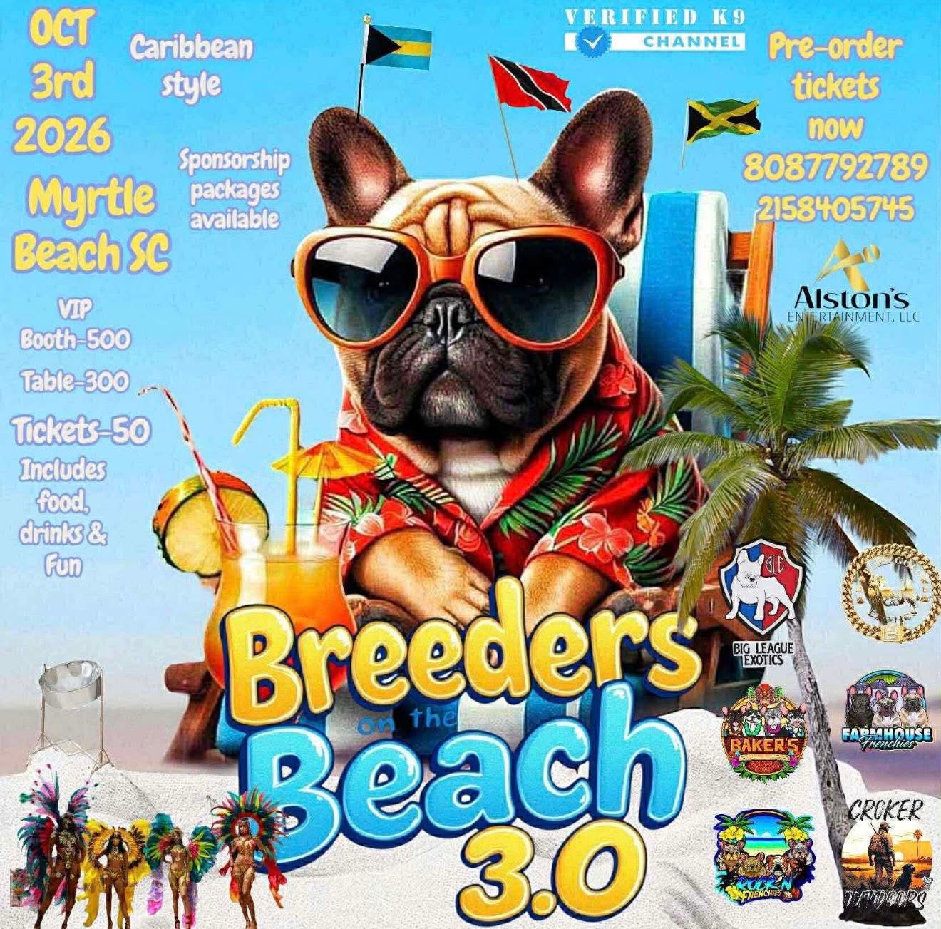 Breeders on the Beach 3.0 flyer
