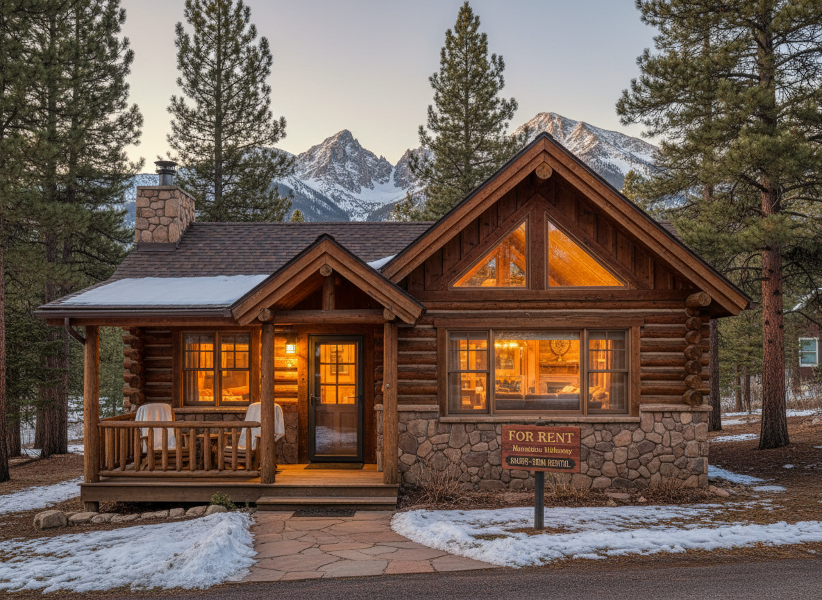 Colorado mountain cabin short-term rental property