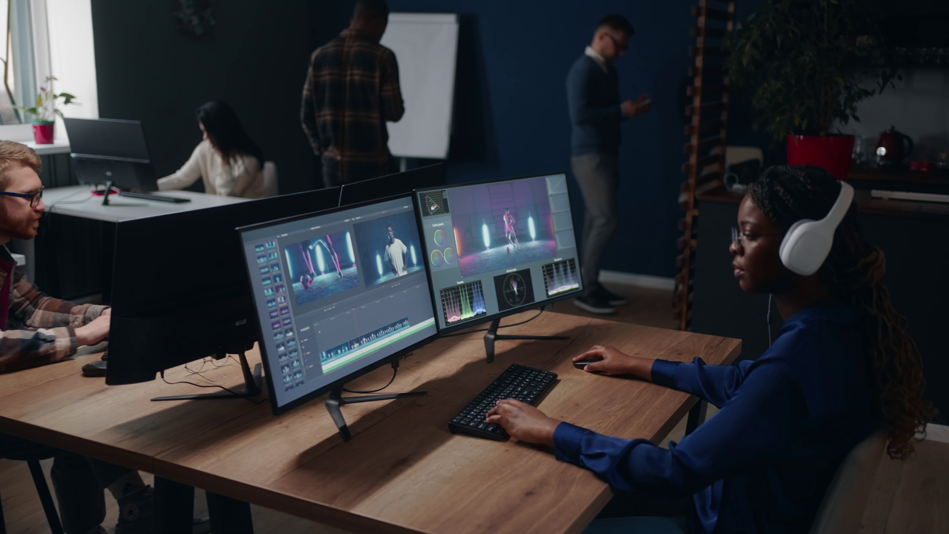 VMG team focused on building custom Webflow sites