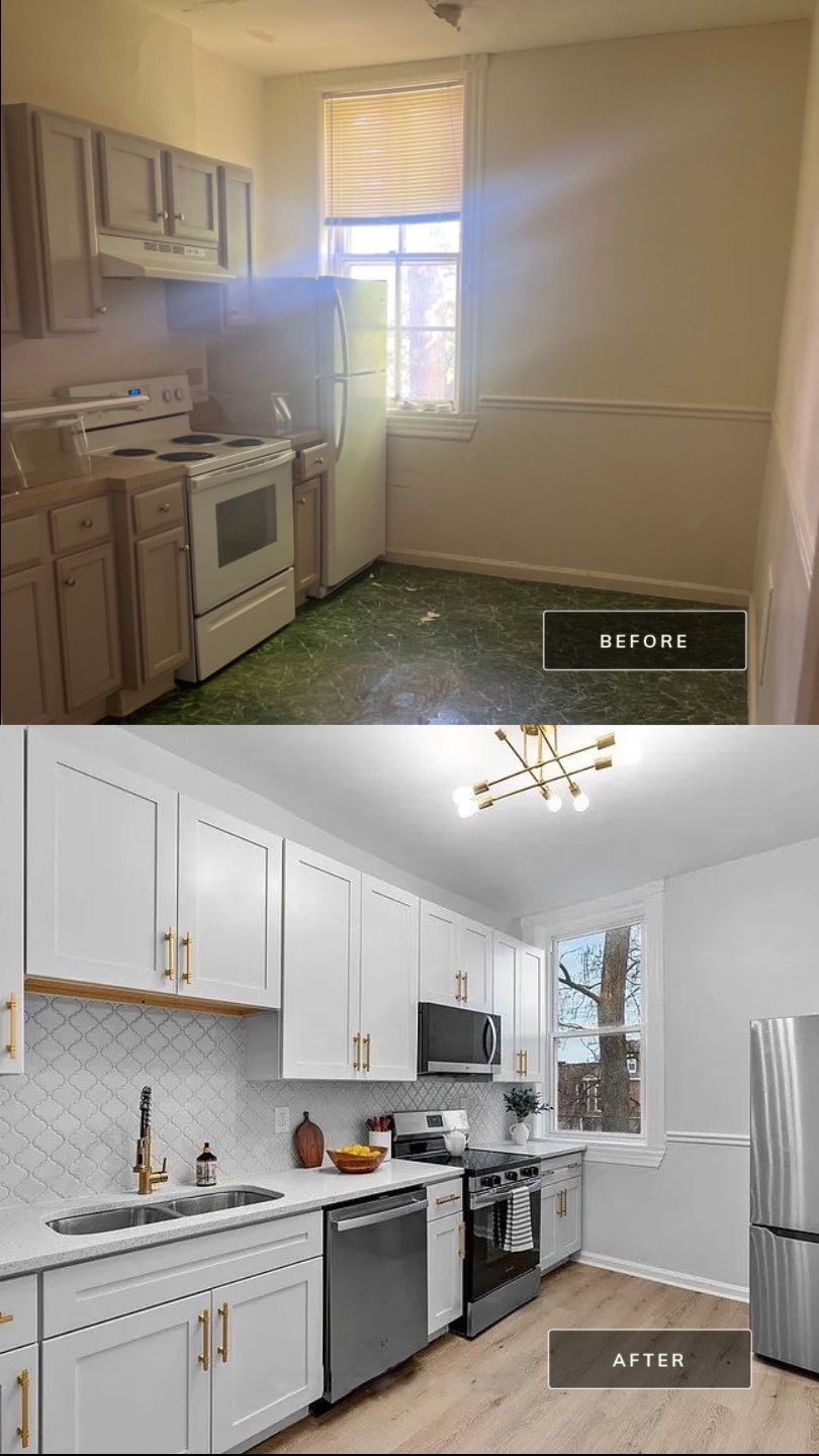 White Kitchen Transformation