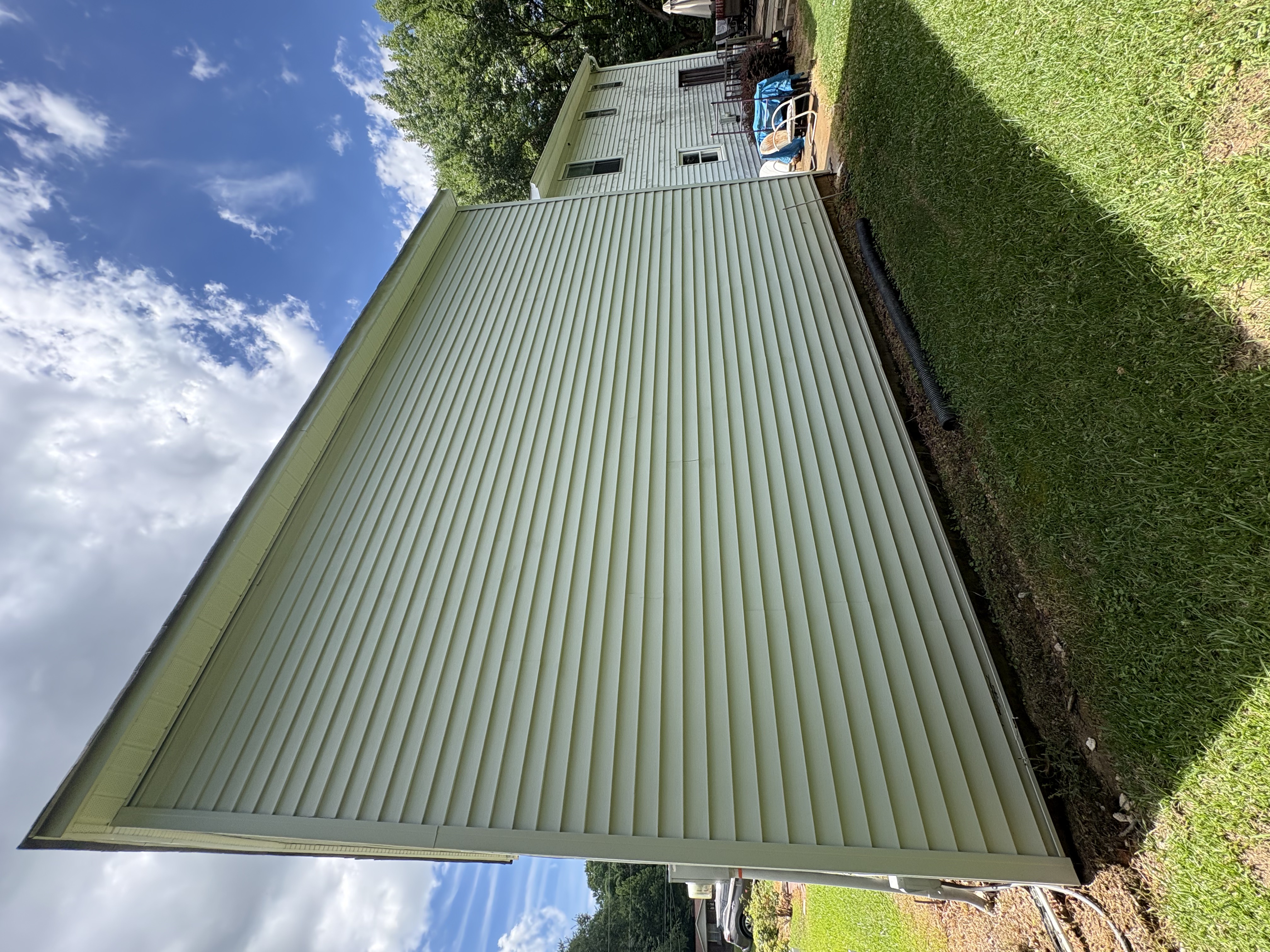 Clean house siding after exterior soft wash by Washing Limitless Rock Hill SC