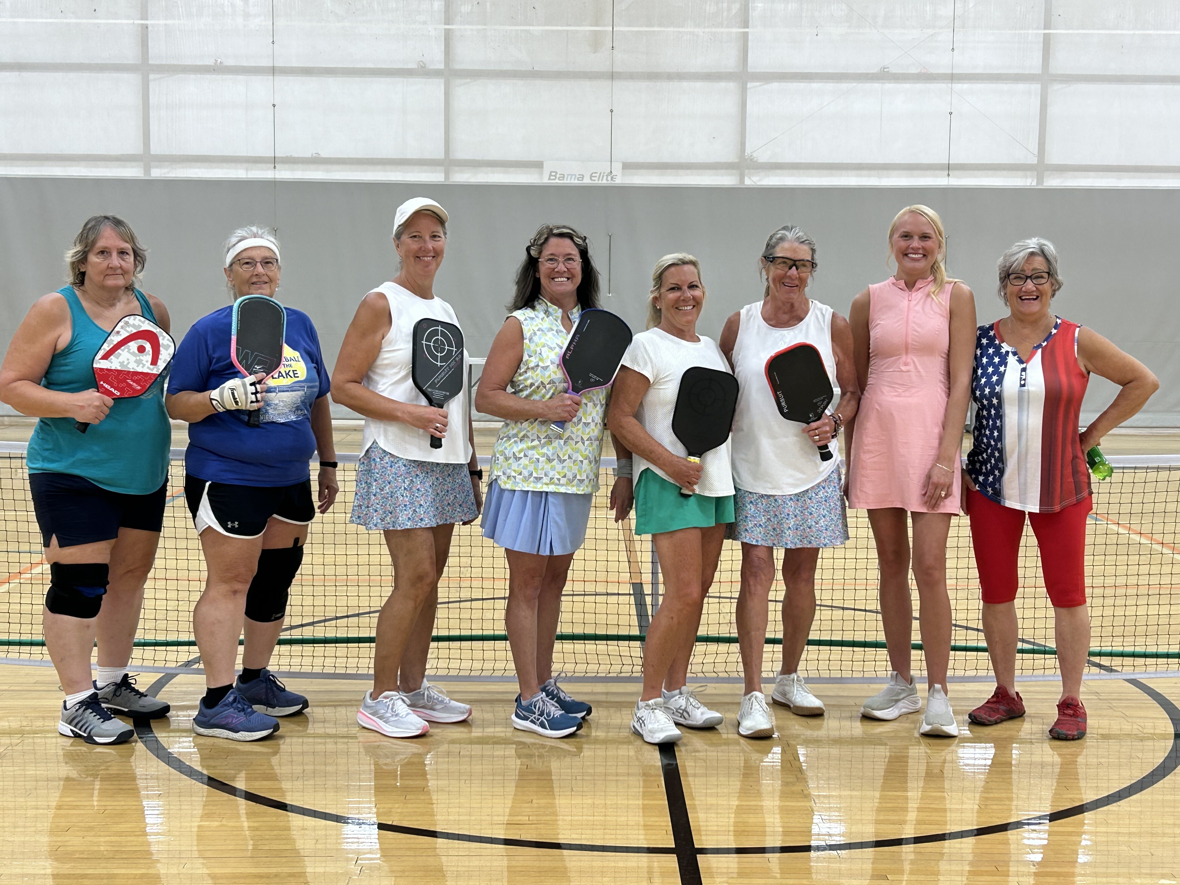 Courts for a Cause women's pickleball group