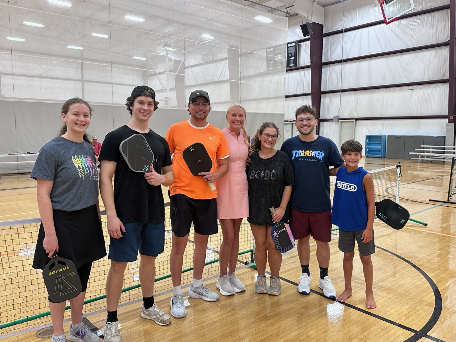 Courts for a Cause pickleball participants