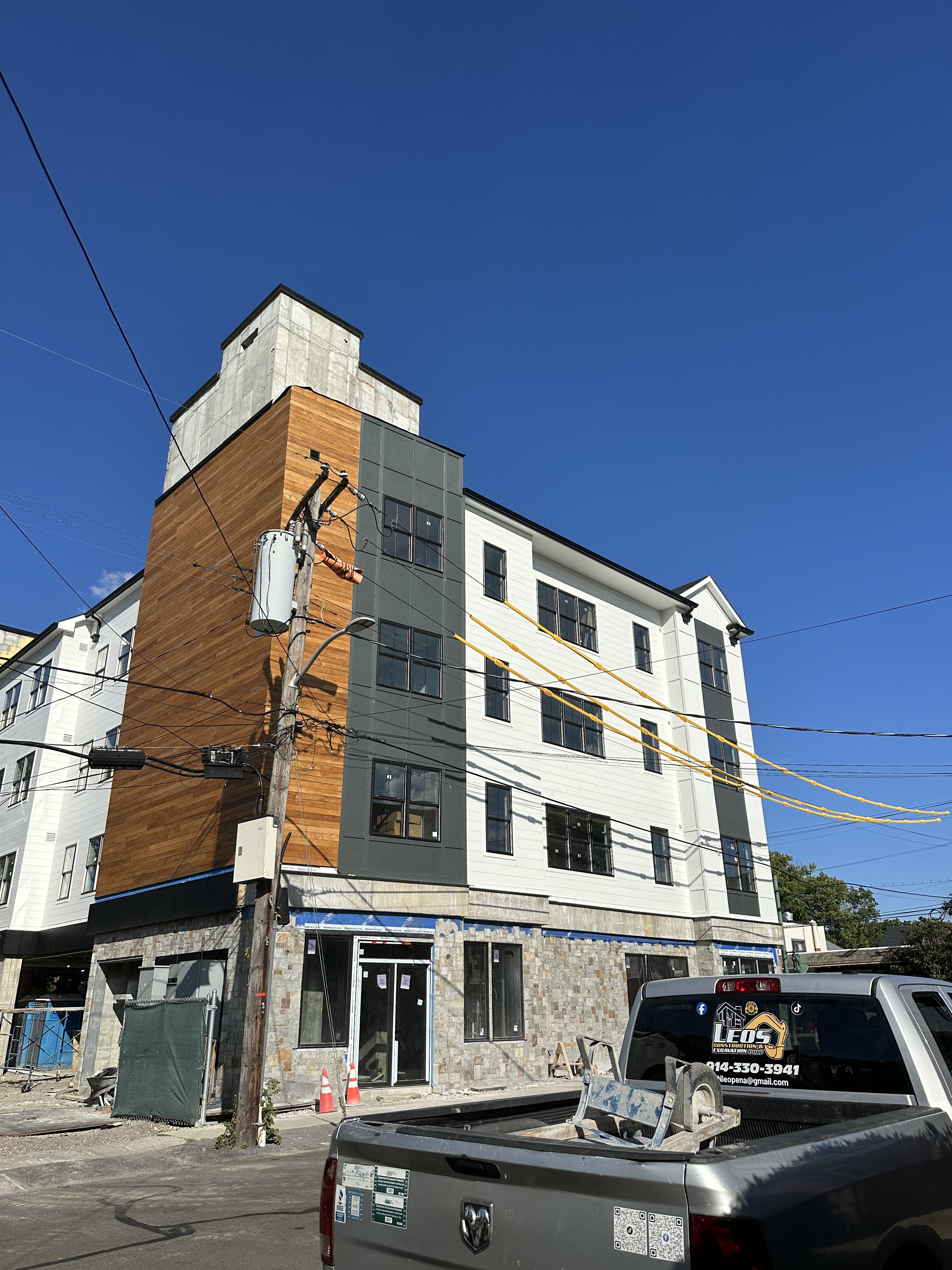 Completed stone exterior — Harrison, NY near White Plains