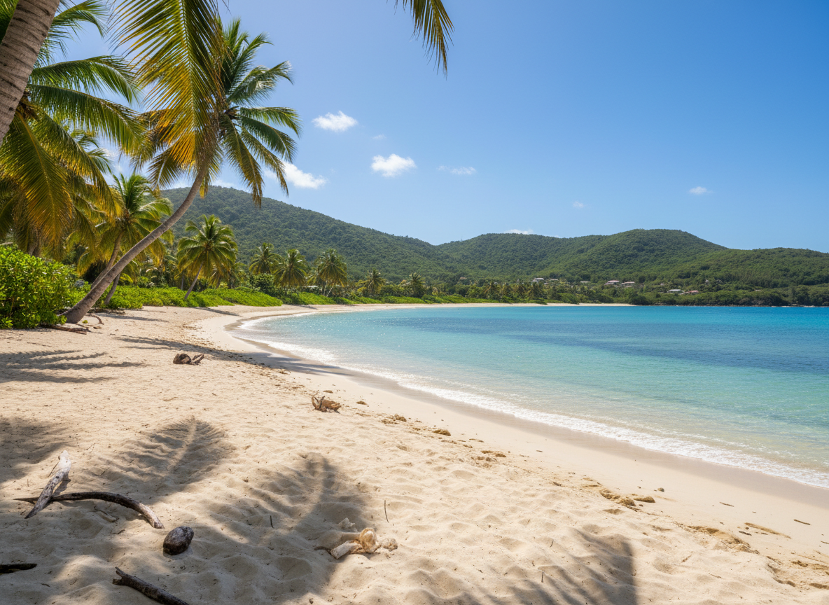 Beautiful beach in St. Thomas USVI