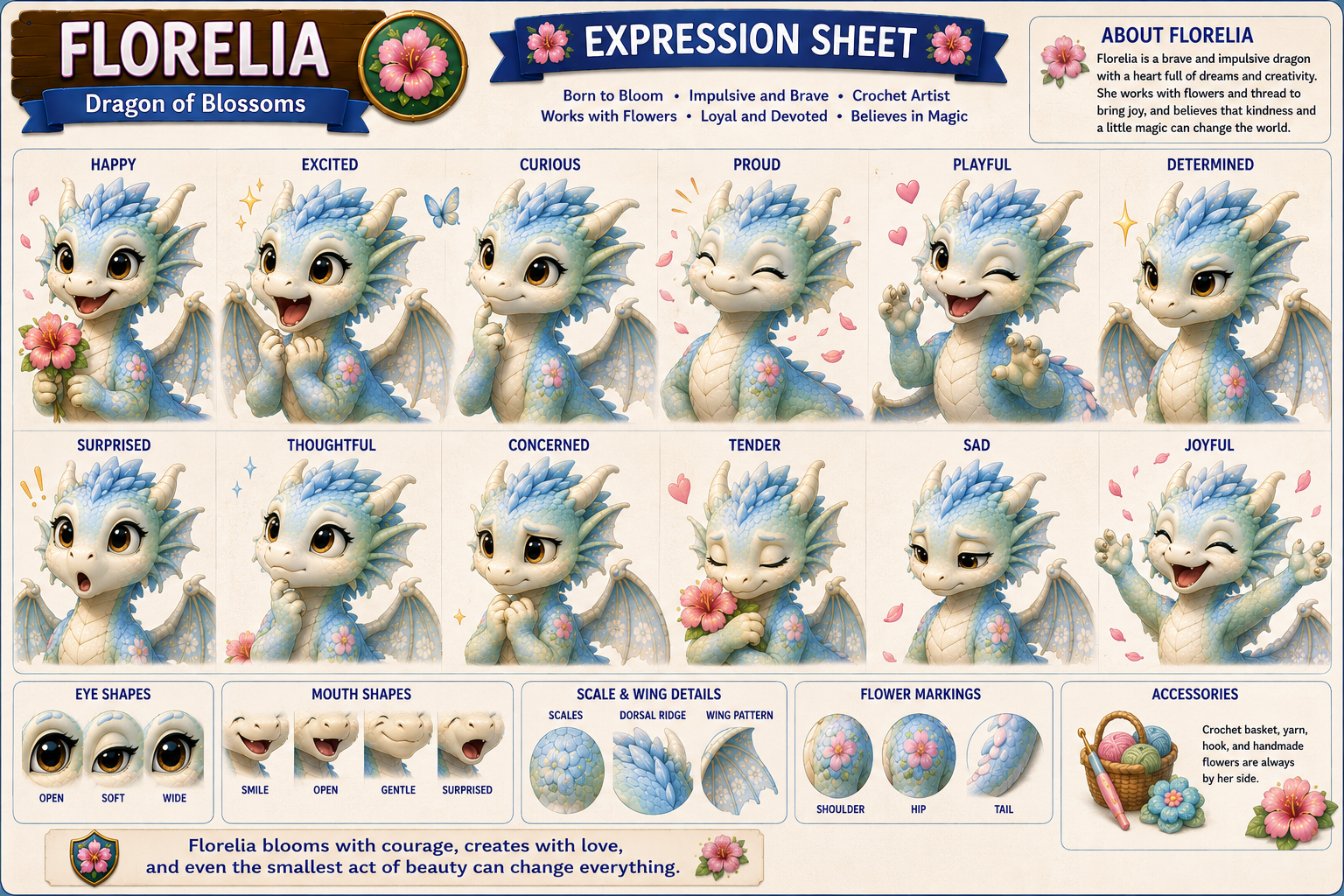Florelia — Dragon of Blossoms