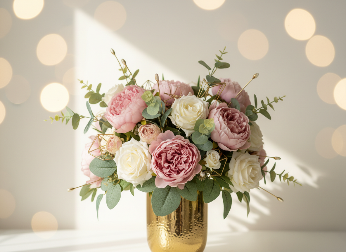 Custom artificial floral arrangement by Petal Essence in Dallas-Fort Worth