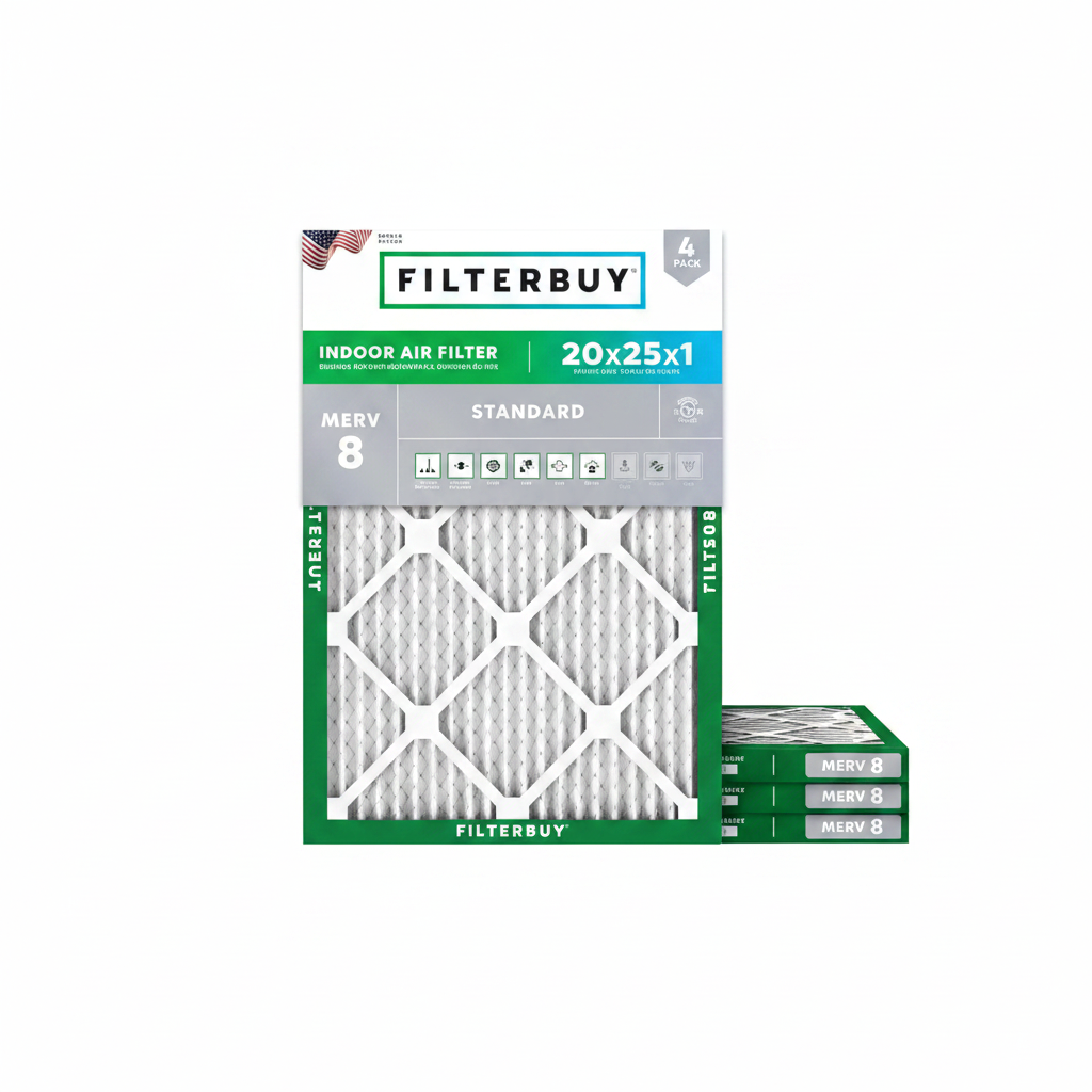 AC Air Filter — 20x25x1 (MERV 8)