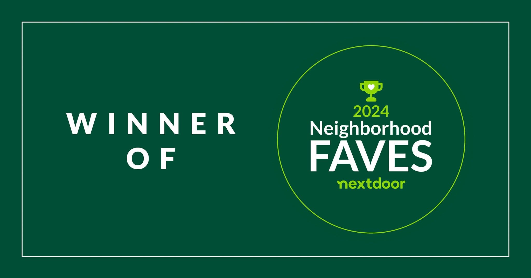 Nextdoor Neighborhood Faves 2024